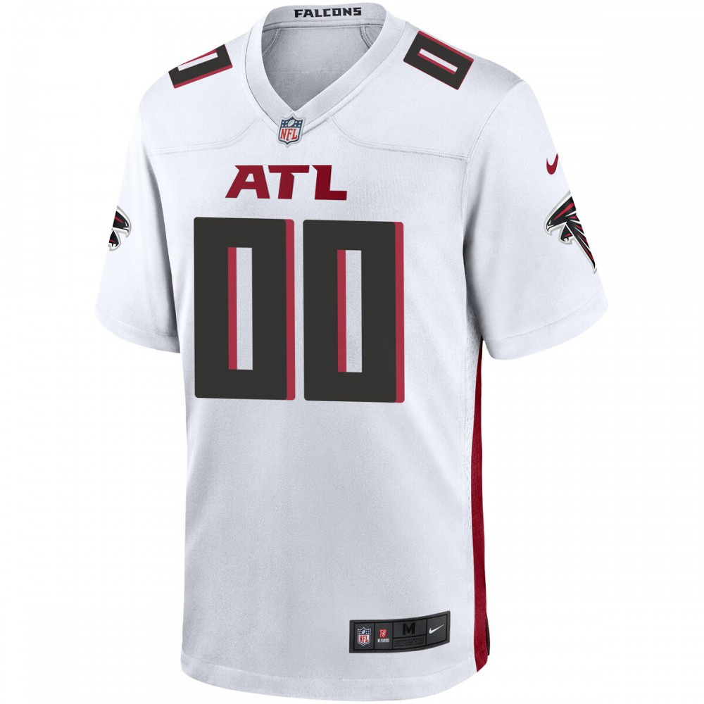 Atlanta Falcons Nike Custom Game Jersey - White-GridironStore